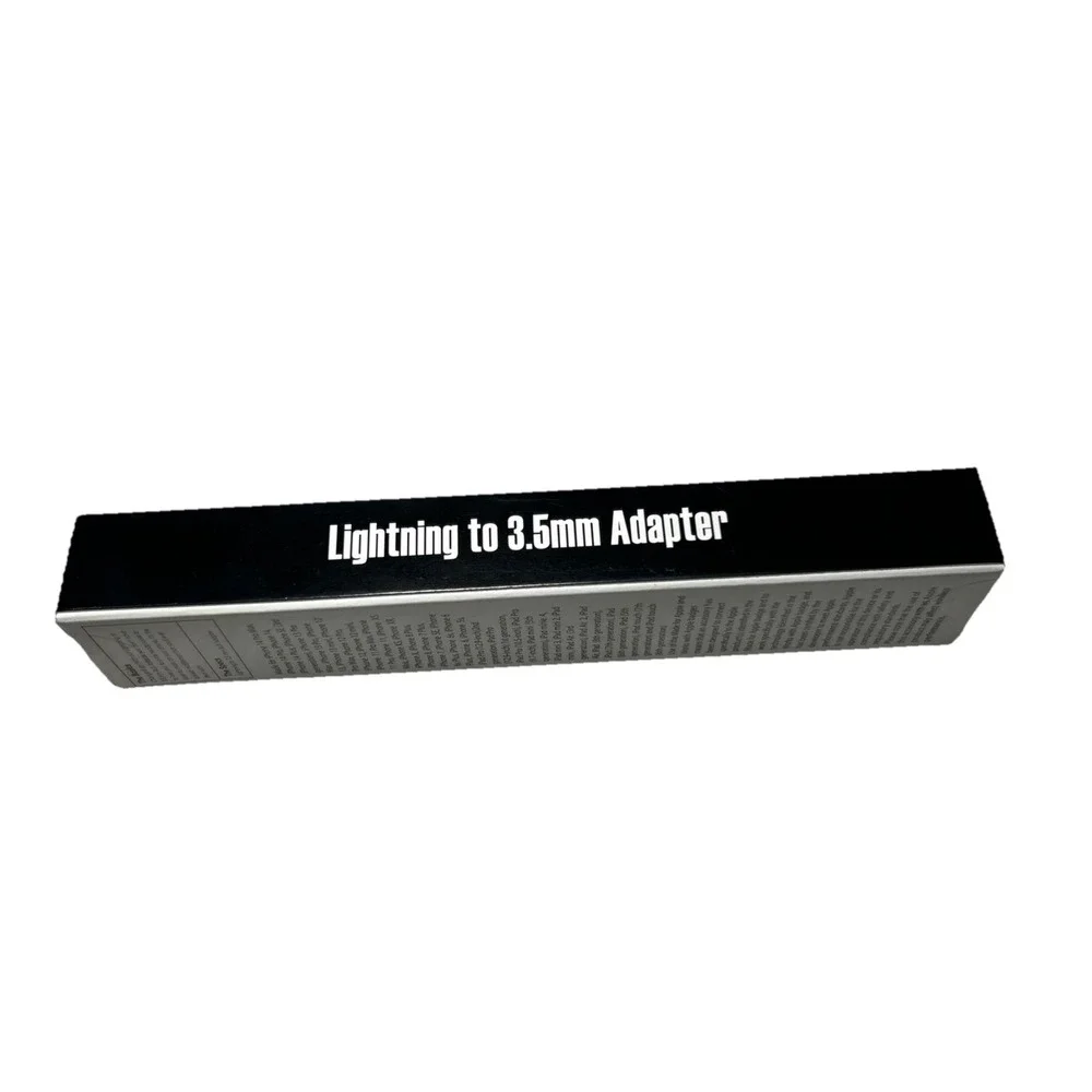 Lightning To 3.5mm Adapter (Use Your Old 3.5mm Headphones With Your New iPhone)
